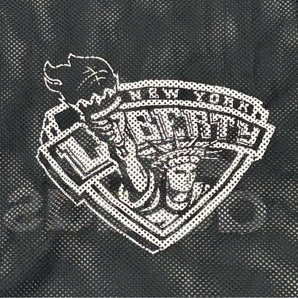 New York Liberty WNBA Basketball Adidas Mesh Drawstring Back Pack Gym Bag Sack - Picture 2 of 6